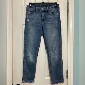 Lucky Brand Dark Blue Ankle Jeans Size 27